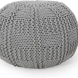 Christopher Knight Home Hortense Pouf, Gray