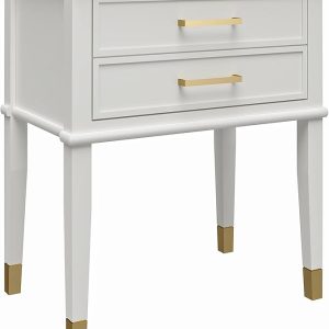 CosmoLiving by Cosmopolitan Westerleigh End Table, White