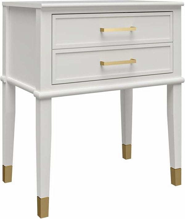 CosmoLiving by Cosmopolitan Westerleigh End Table, White
